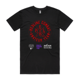 Amateur Team black AS Colour Staple Tee 5001, front view