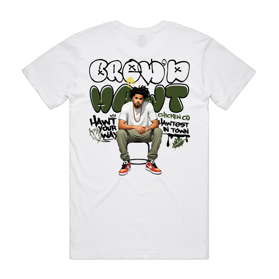 BREWD HAWT - JC Men's White Tee