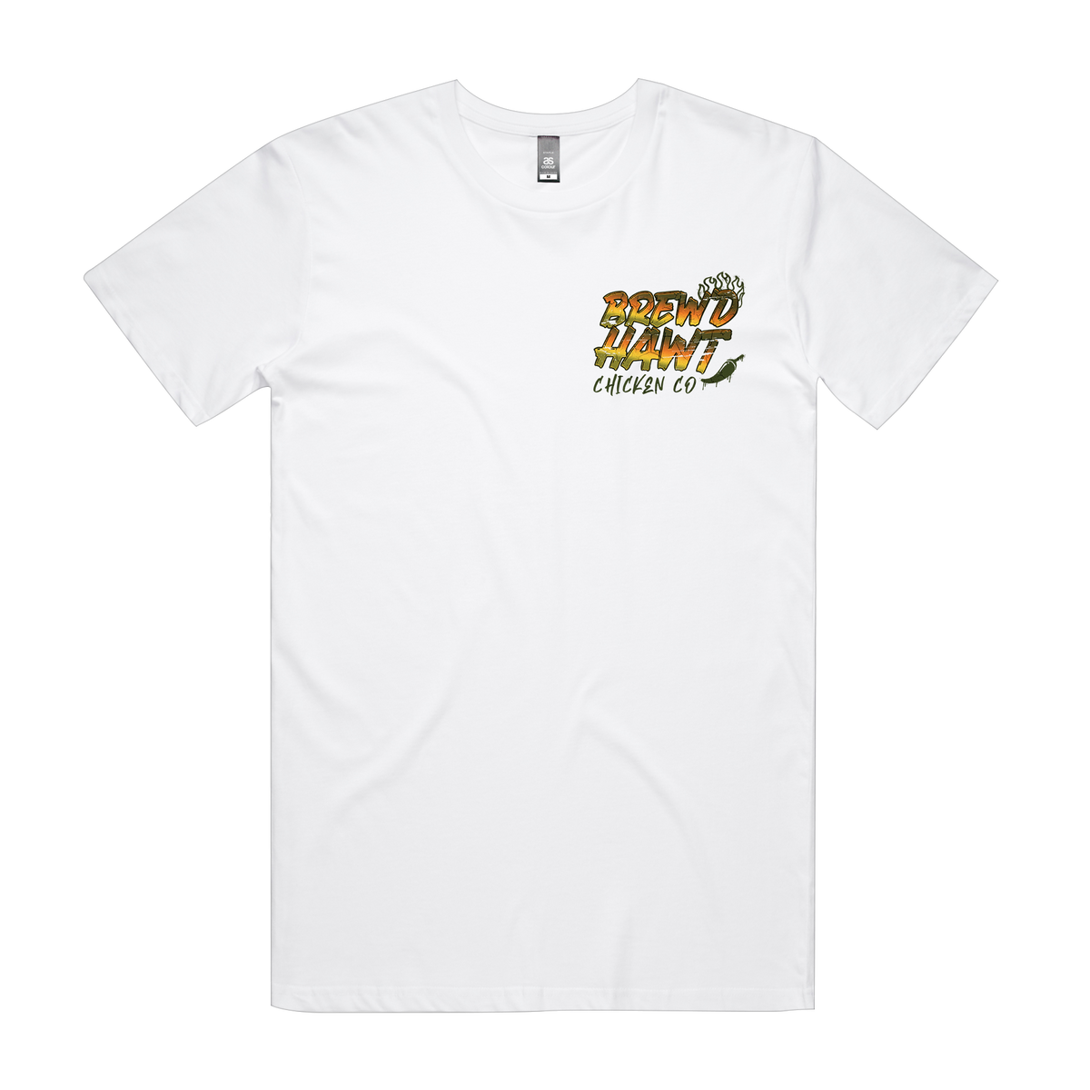 BREWD HAWT - SPICY Men's White Tee