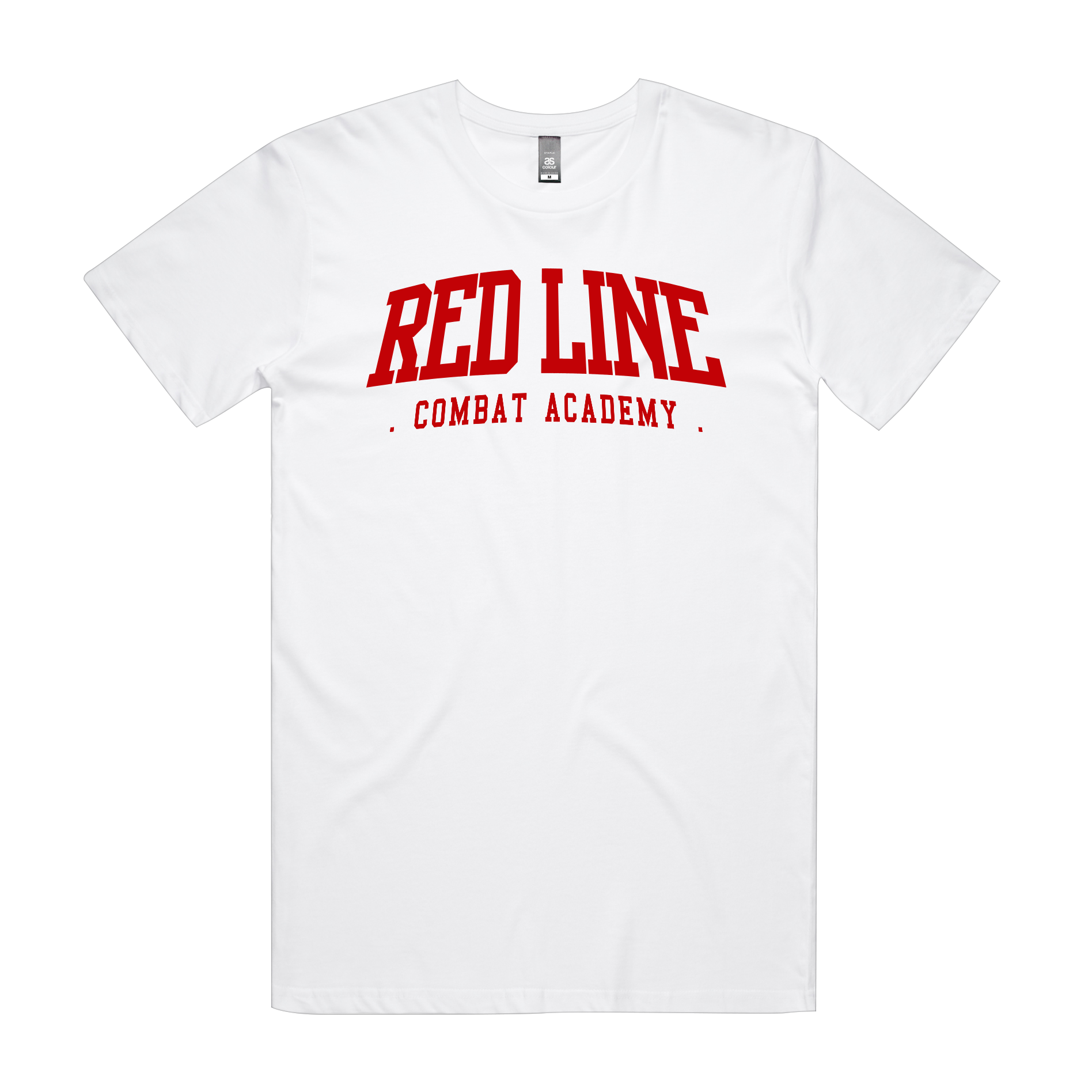 RLCA - Men's White Tee - Ringside (Red)
