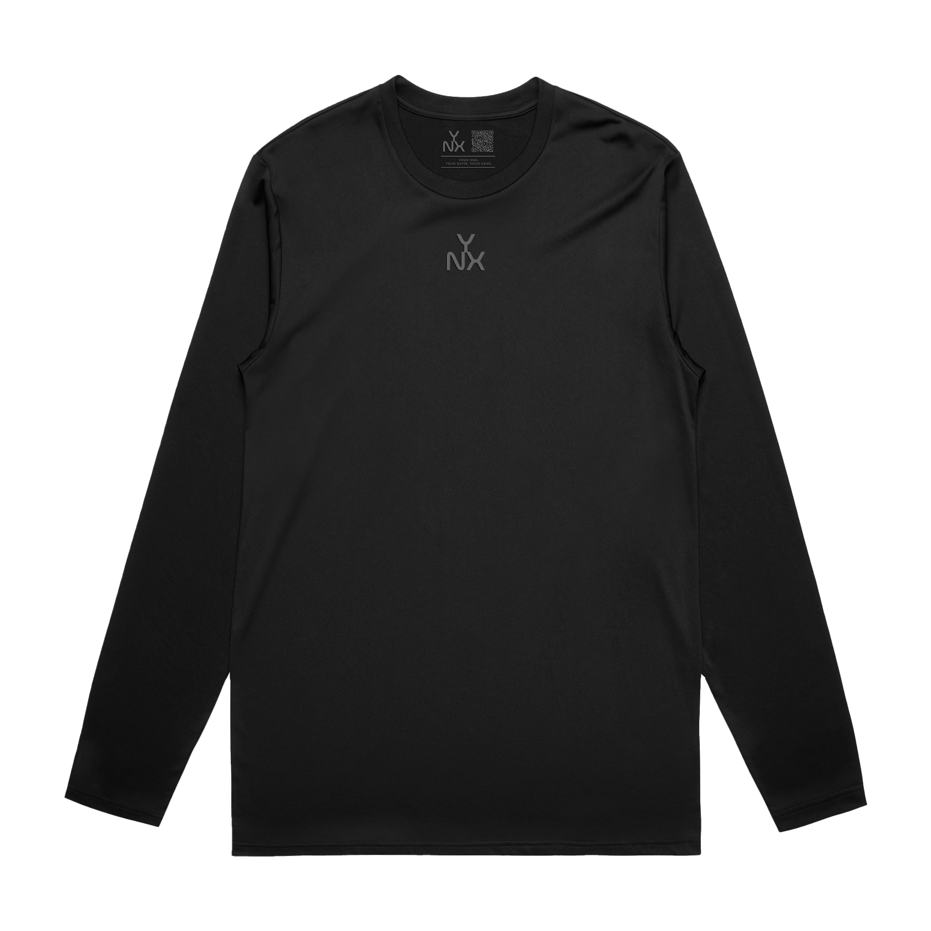 YNX - Men's Genome Long Sleeve Tee - Black