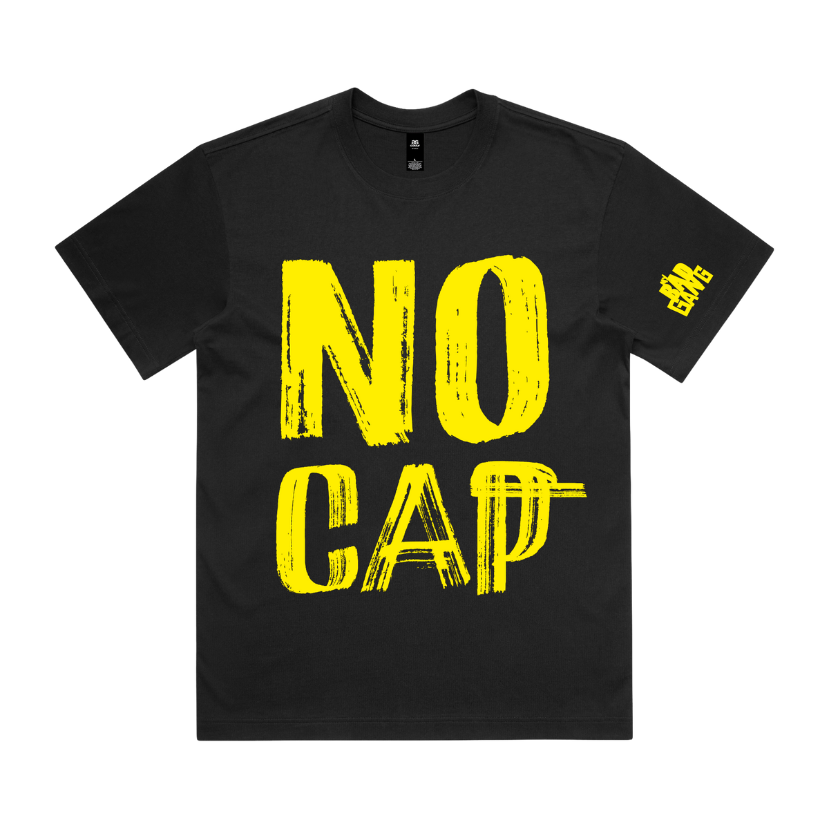 MY BAD GANG - No Cap Behaviour Black Tee