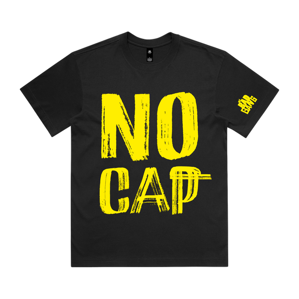 MY BAD GANG - No Cap Behaviour Black Tee