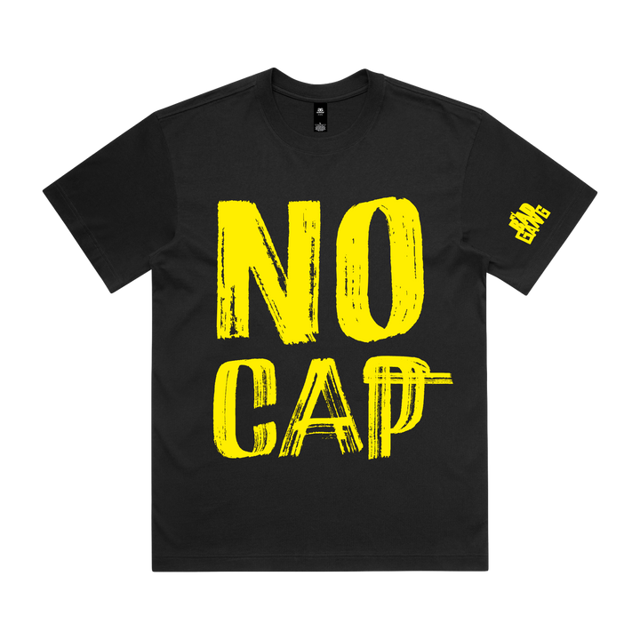 MY BAD GANG - No Cap Behaviour Black Tee