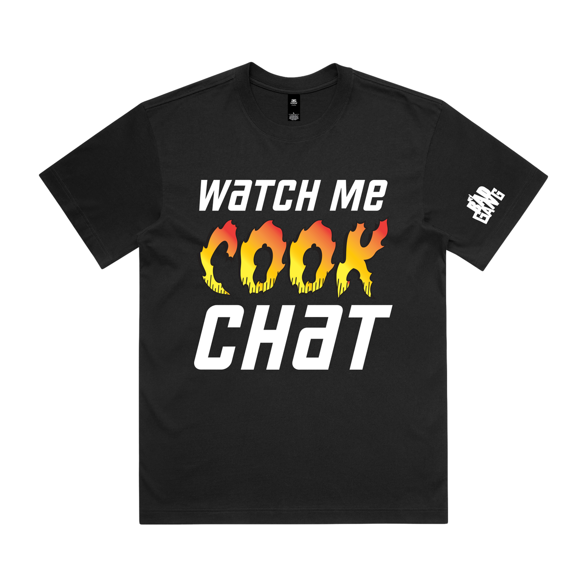 MY BAD GANG - Watch Me Cook Bestie Black Tee