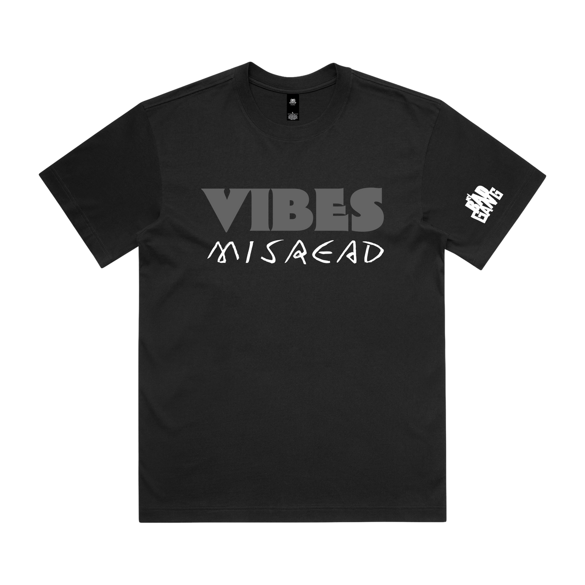 MY BAD GANG - Vibes Misread idk Black Tee