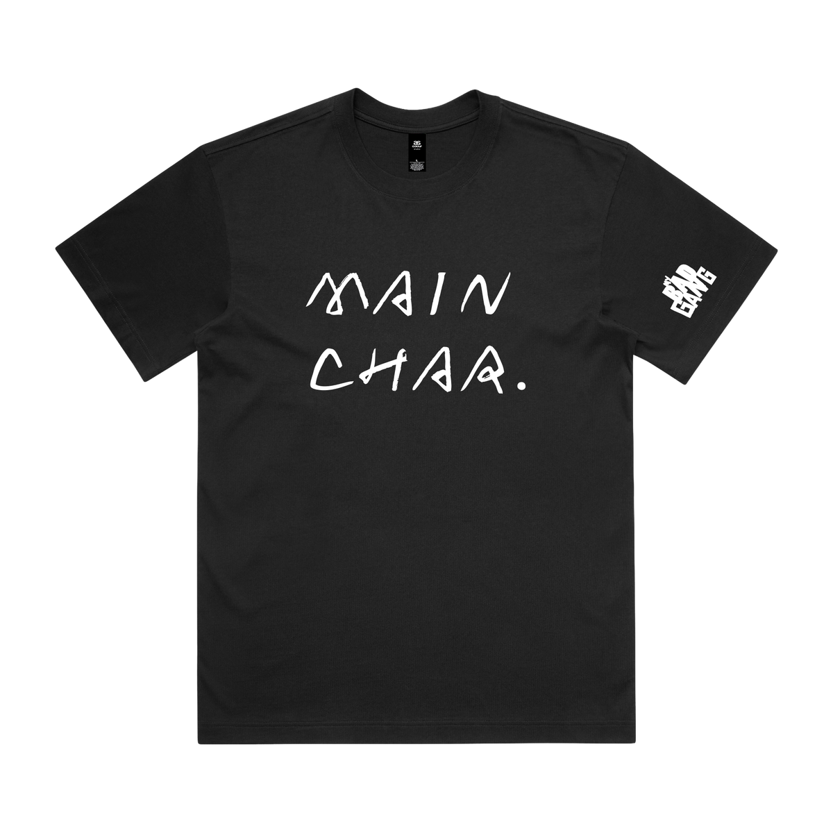 MY BAD GANG - Main Char Energy Black Tee