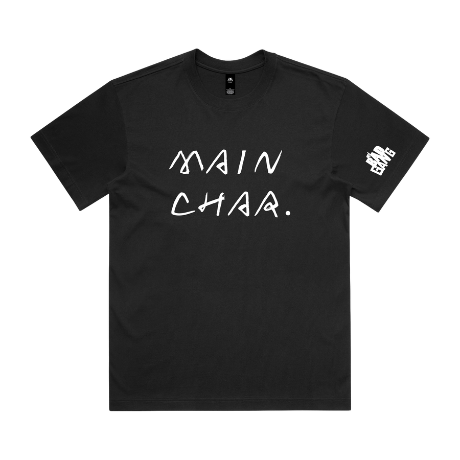 MY BAD GANG - Main Char Energy Black Tee
