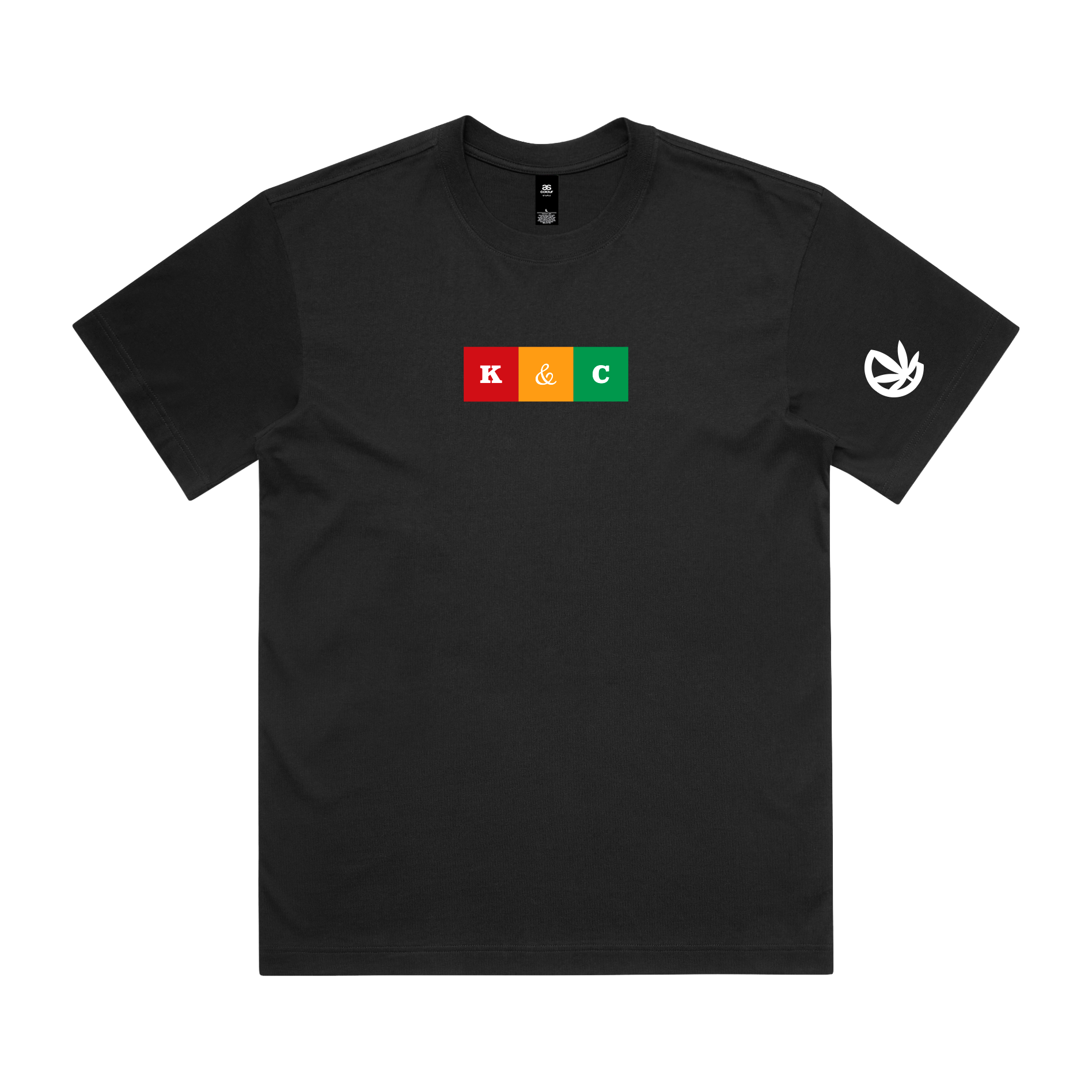 KUSH&CULTURE - Black Rasta Tee