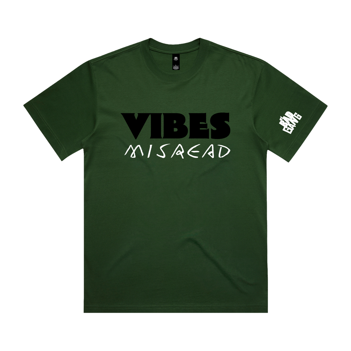 MY BAD GANG - Vibes Misread idk Green Tee