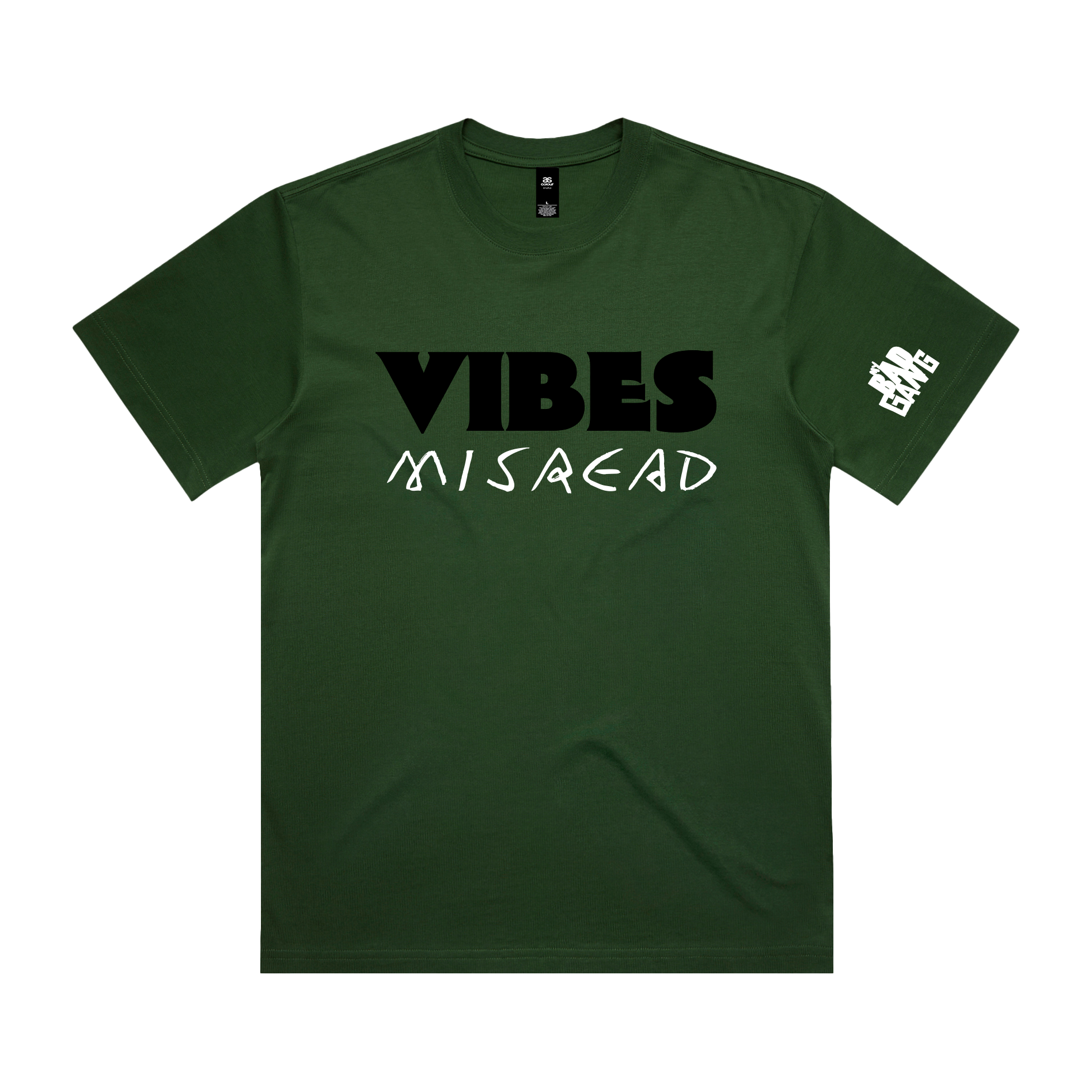 MY BAD GANG - Vibes Misread idk Green Tee