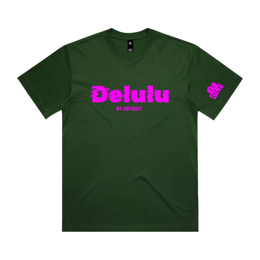 MY BAD GANG - Delulu by Default Era Green Tee