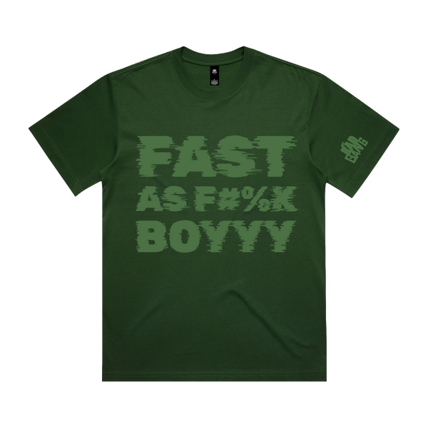 MY BAD GANG - Fast as F Speed Arc Green Tee