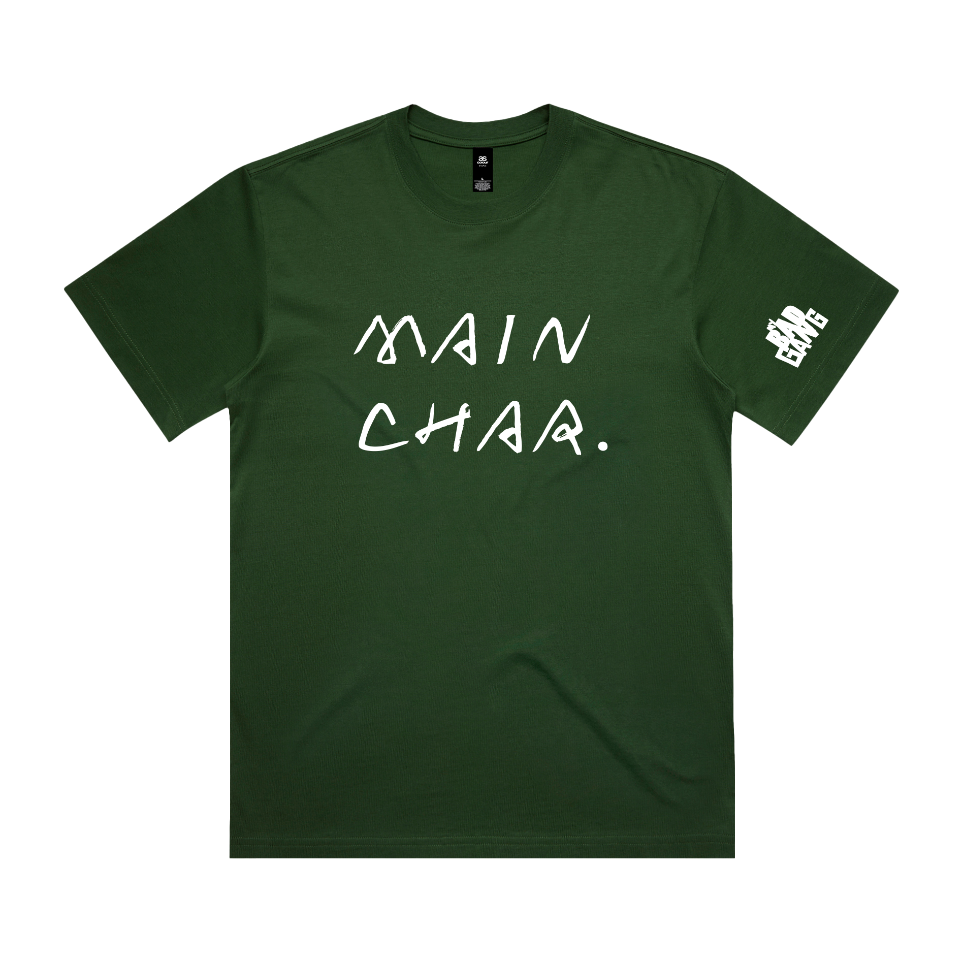 MY BAD GANG - Main Char Energy Green Tee
