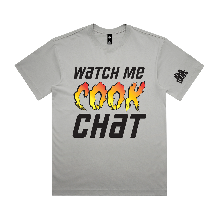 MY BAD GANG - Watch Me Cook Bestie Grey Tee