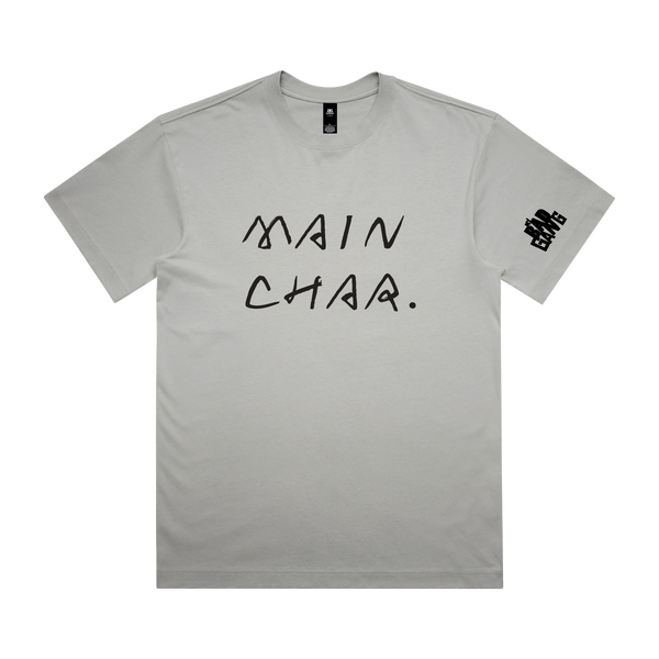 MY BAD GANG - Main Char Energy Grey Tee