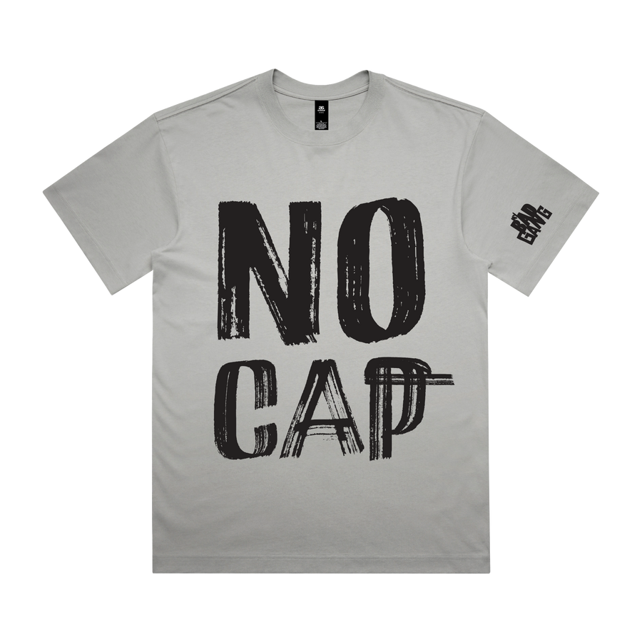 MY BAD GANG - No Cap Behaviour Grey Tee
