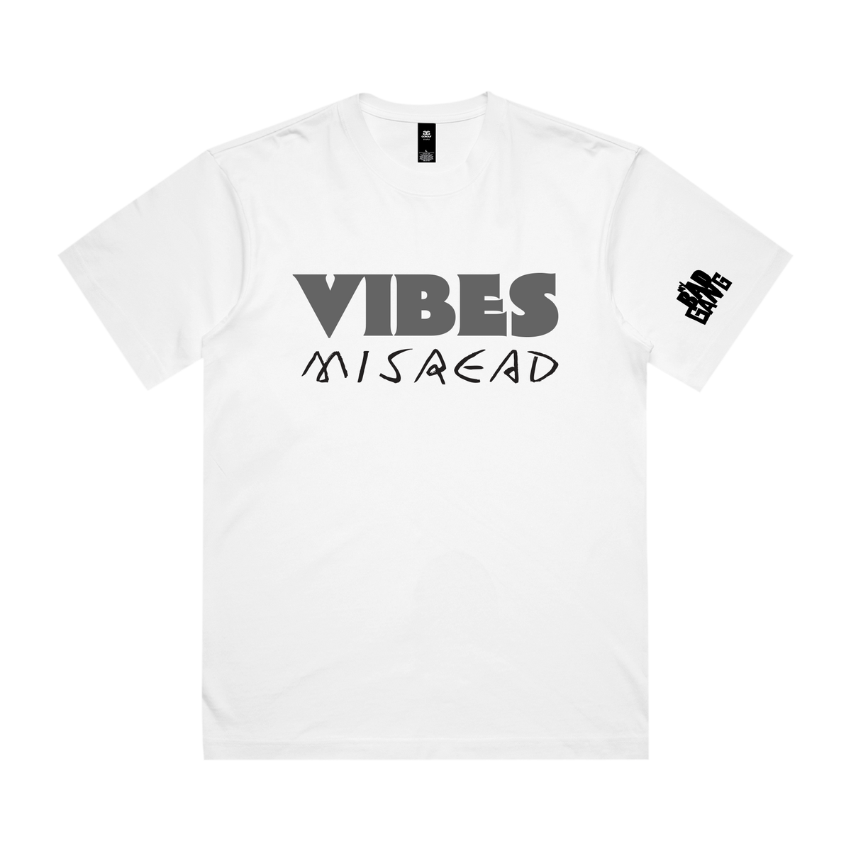 MY BAD GANG - Vibes Misread idk White Tee