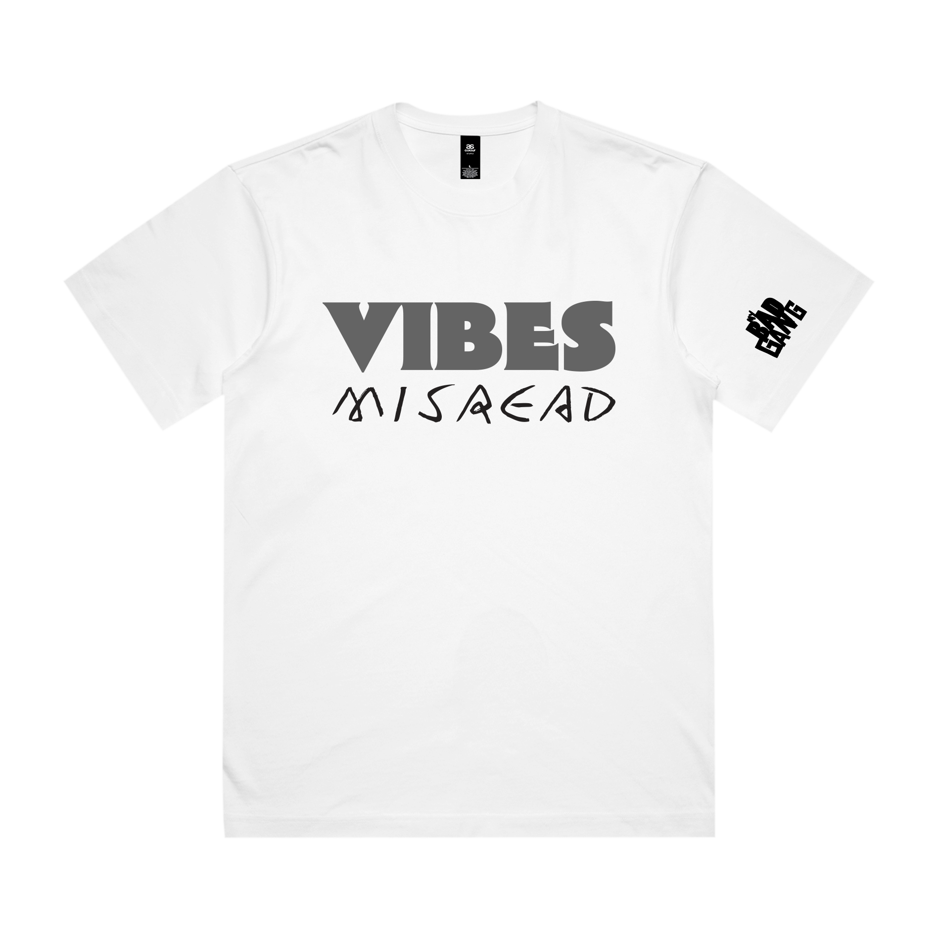 MY BAD GANG - Vibes Misread idk White Tee