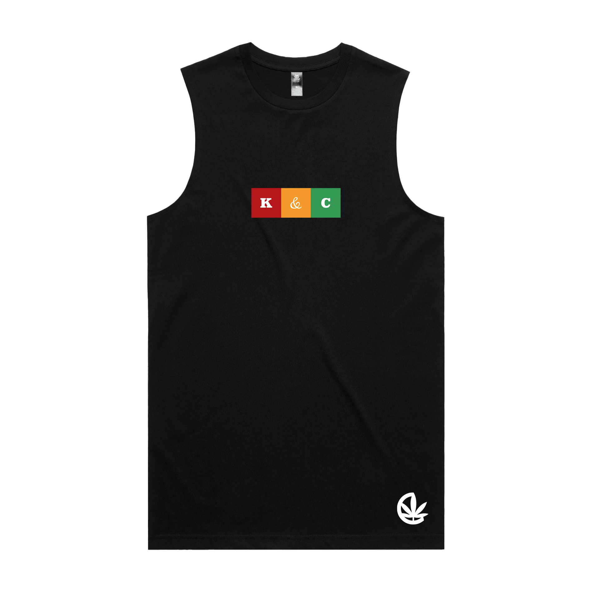 KUSH&CULTURE - Black Rasta Tank