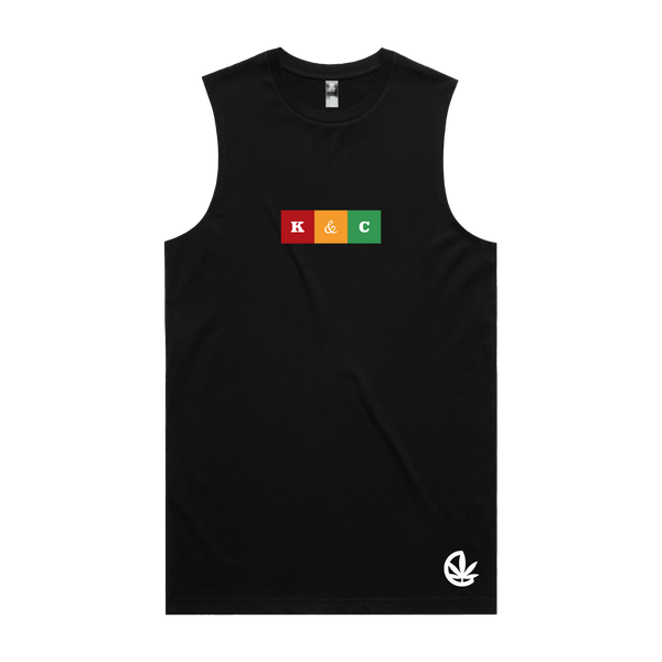 KUSH&CULTURE - Black Rasta Tank
