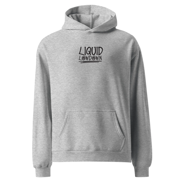 Liquid Lowdown - Men's Grey Hoodie