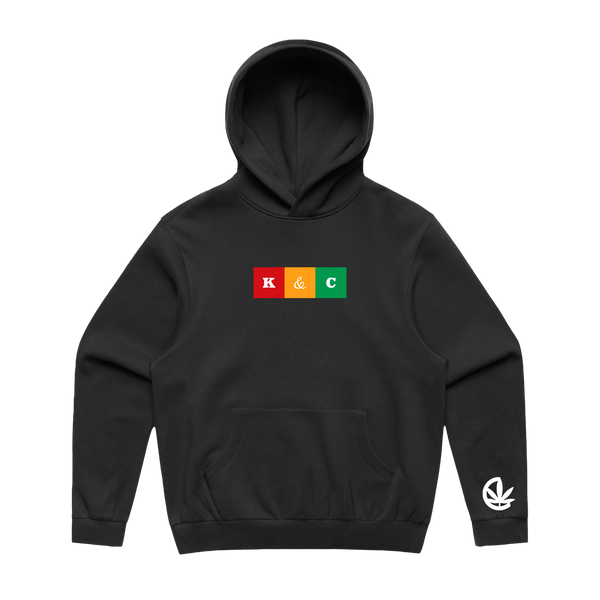 KUSH&CULTURE - Black Rasta Hoodie