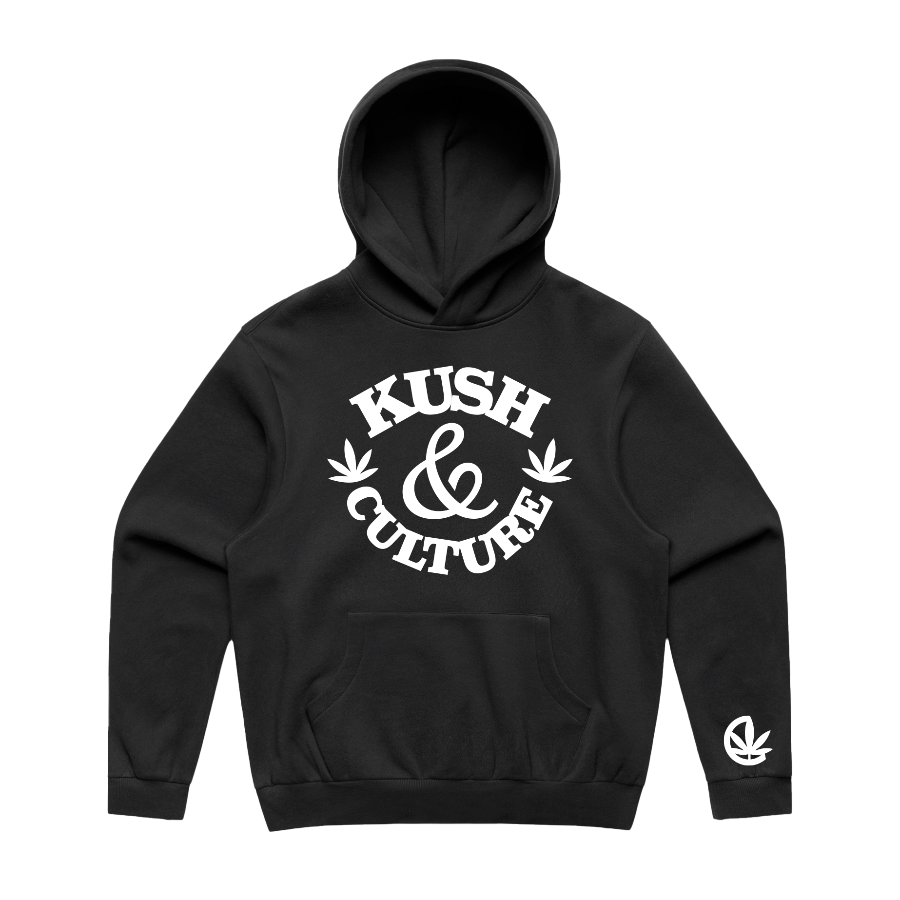 KUSH&CULTURE - Black Original Hoodie