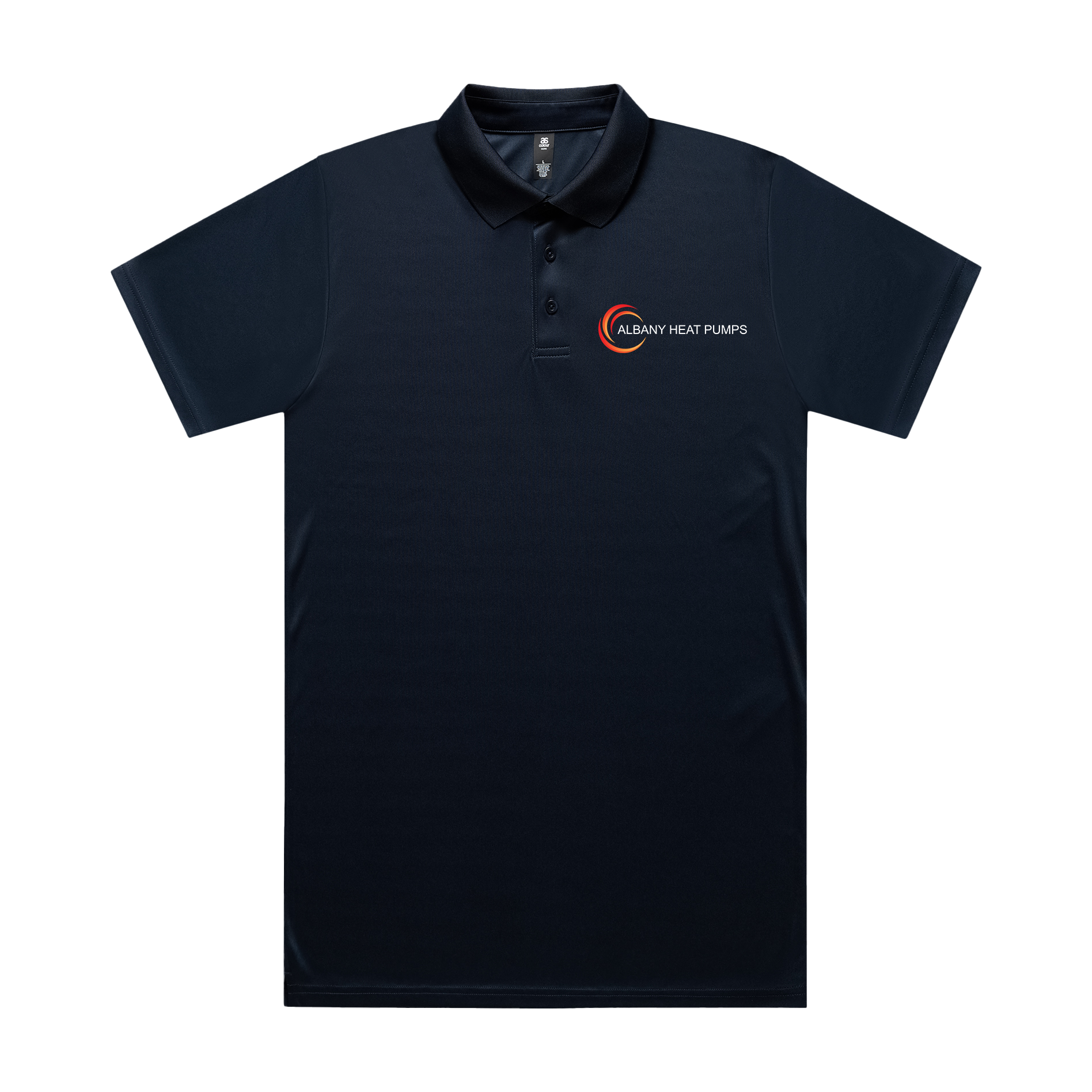 Albany Heat Pumps - Navy Work Polo (Embroidery)