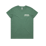 Brewd Hawt Chicken Co IFTCS Women's Green Tee front