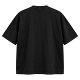 AS Colour Classic Oversized Tee 5069 black plain back.