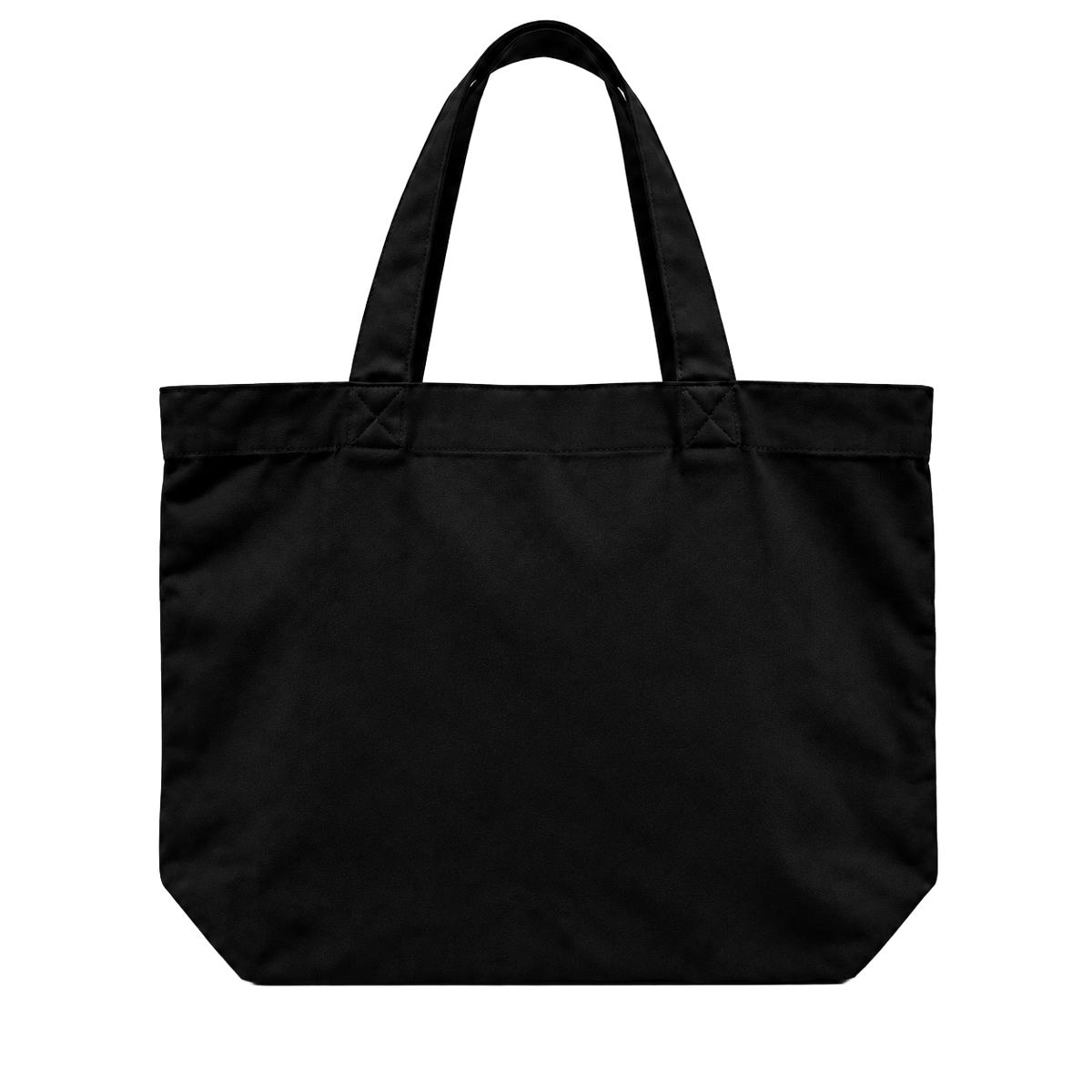 Malik English black AS Colour Shoulder Tote 1002 plain back.