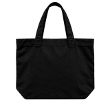 Malik English black AS Colour Shoulder Tote 1002 plain back.