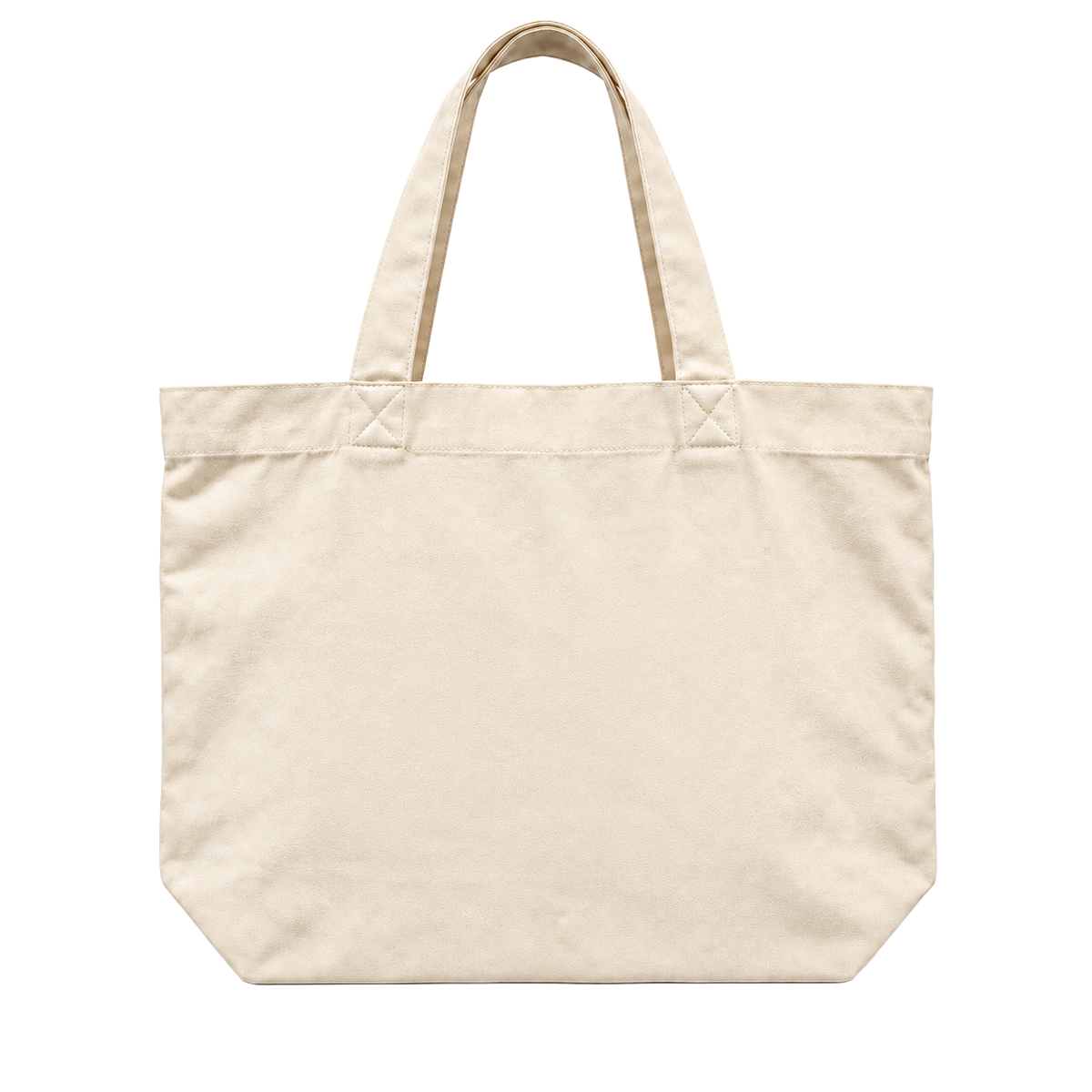 Malik English cream AS Colour Shoulder Tote 1002 plain back.