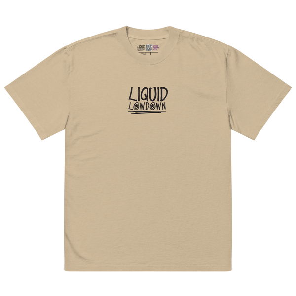 Liquid Lowdown - Faded Khaki Tee