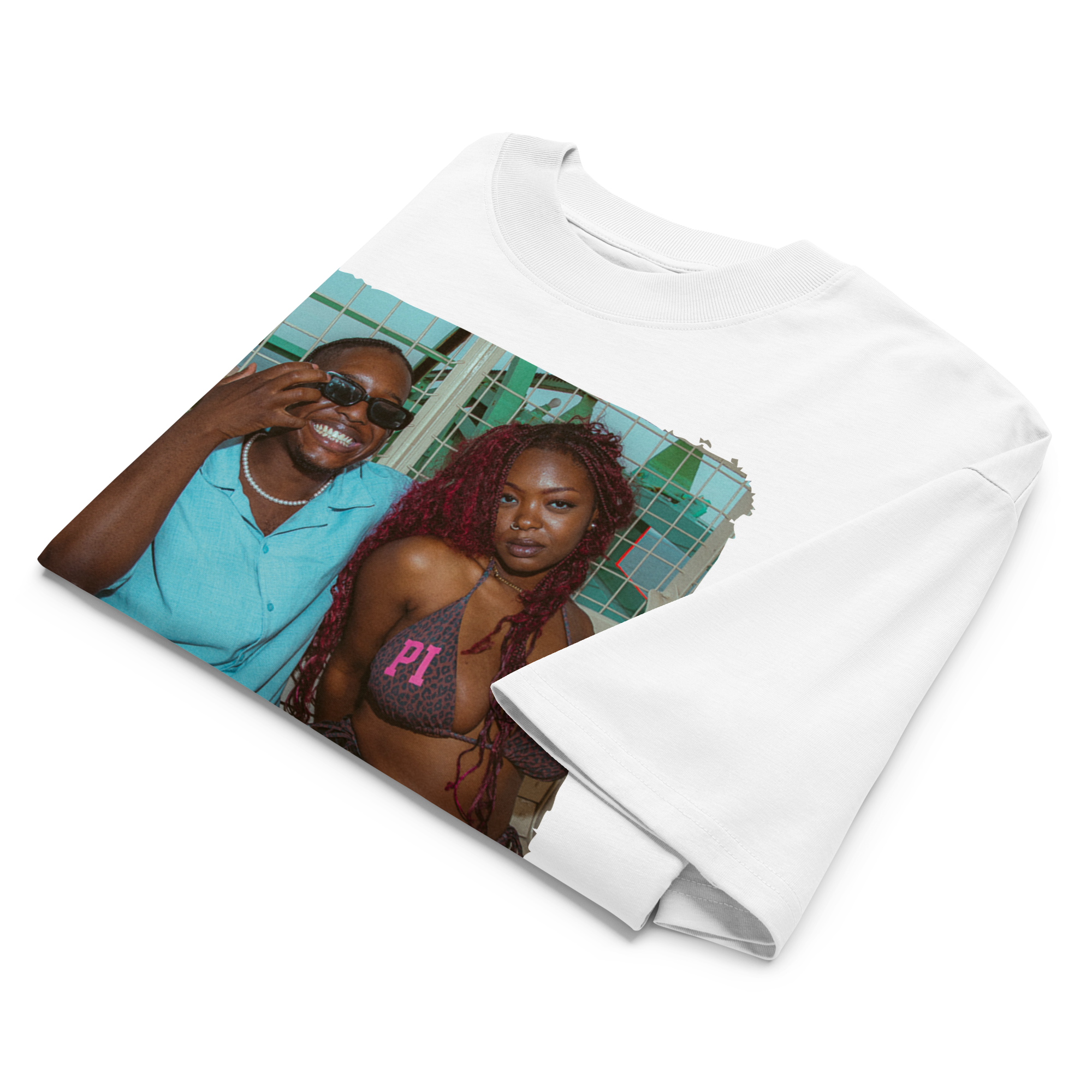 Malik English - Oversized High Neck Tee (SHOOT 8)