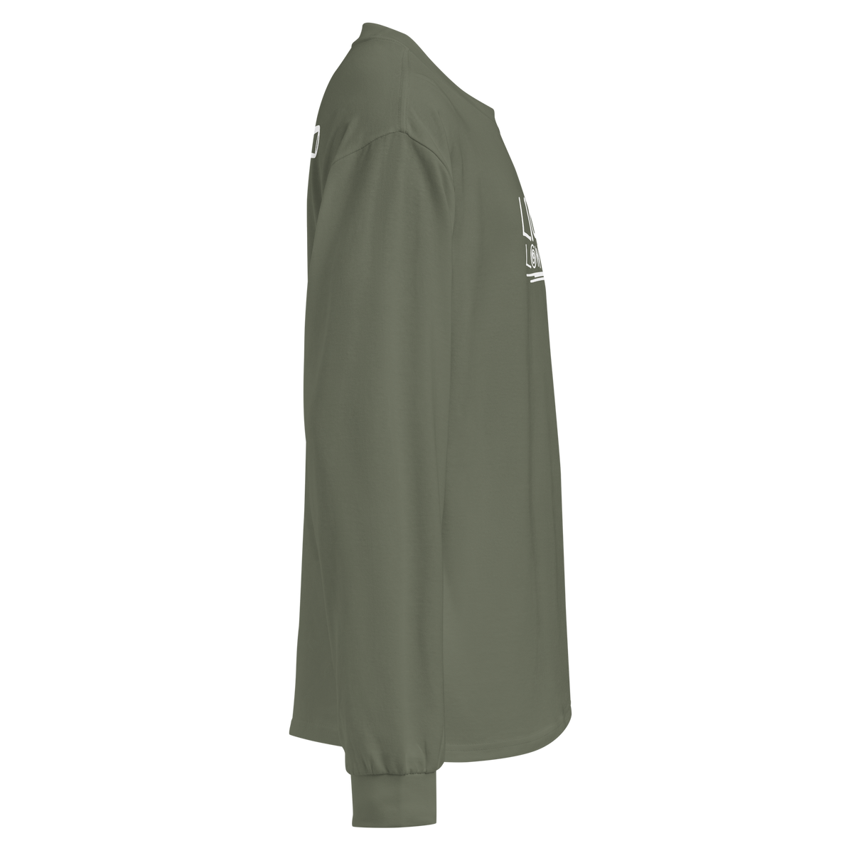 Unisex Cypress Long Sleeve T-Shirt by Liquid Lowdown featuring a heavyweight cotton fabric and a relaxed fit.