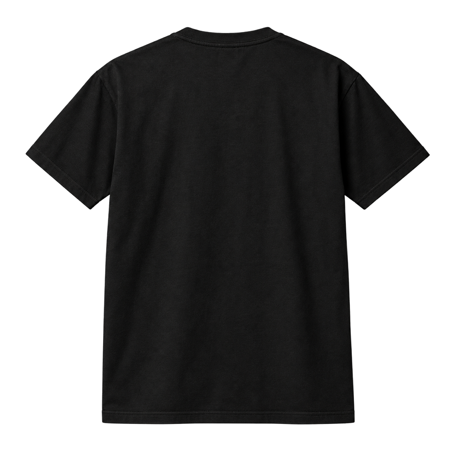 AS Colour Staple Tee 5001 black plain back