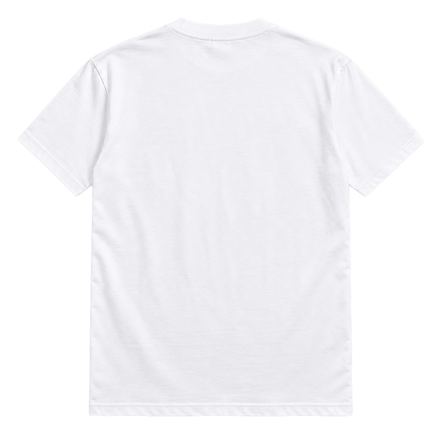 AS Colour Staple Tee 5001 white plain back